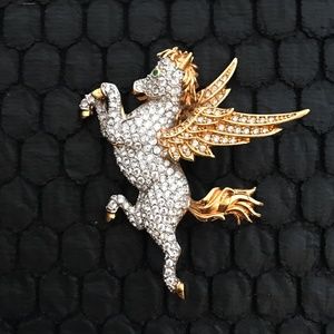 Mint Swarovski Pegasus Pendant or Brooch - in original pouch. Hard to find.
